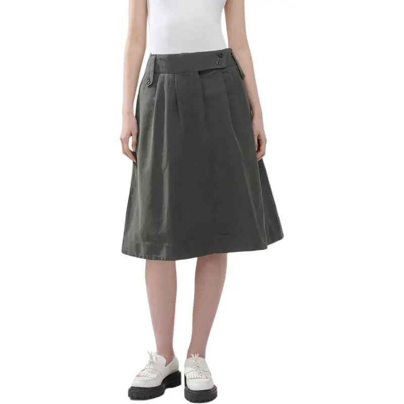 MARGARETHOWELL Casual Long Skirts Women's Gray-1