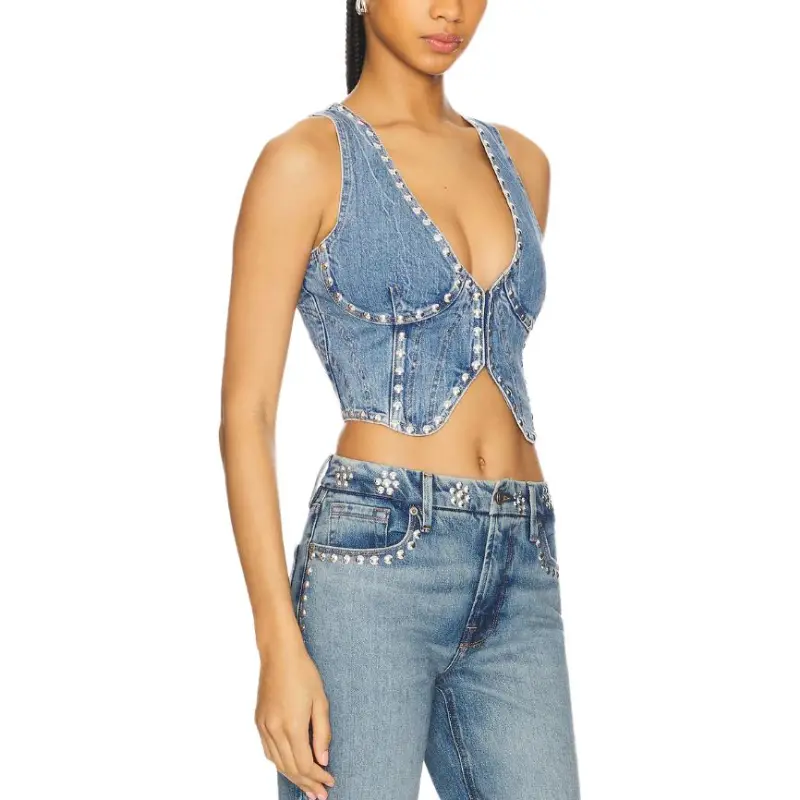 GOOD AMERICAN Tank Top Women's Blue-2