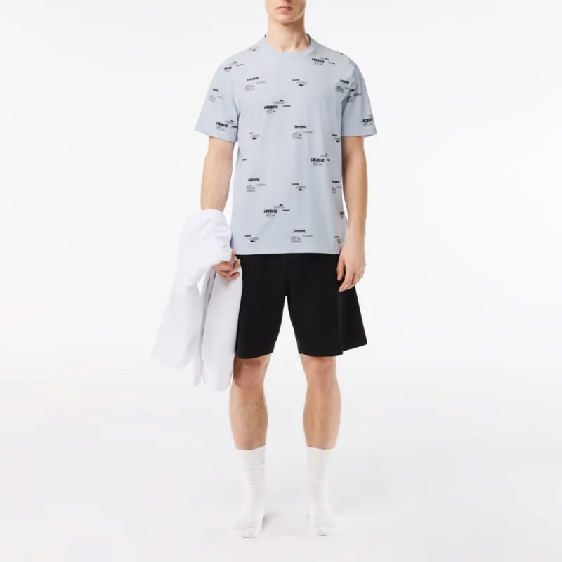 LACOSTE Pajama Set Men's Light Blue-2
