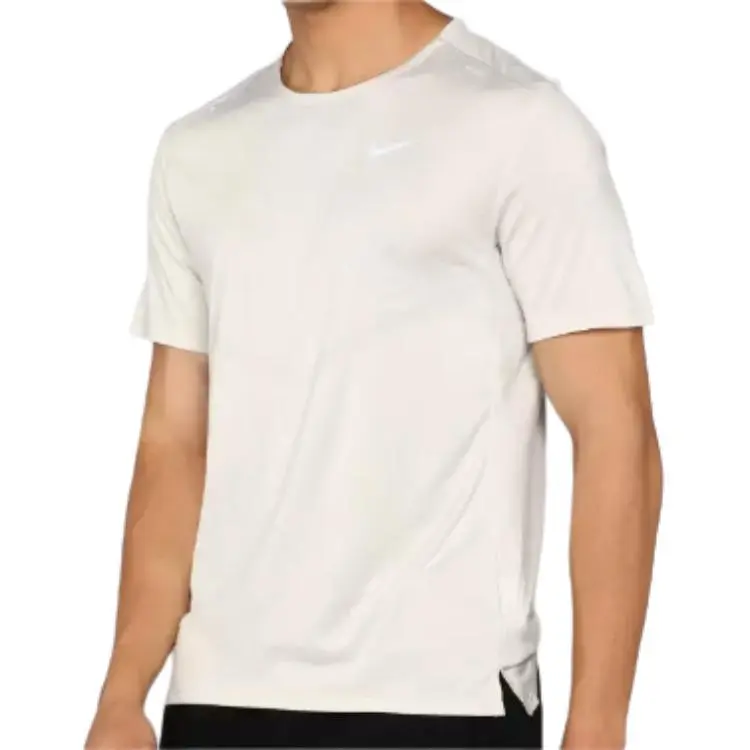 Nike T-Shirts Men Cream Gray-4