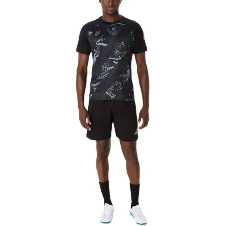 Asics T Shirts Men Black-3