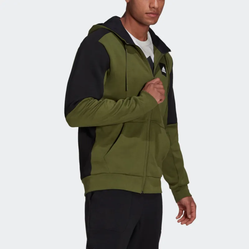 Adidas Performance Jackets Coats Men's Green/Black-3