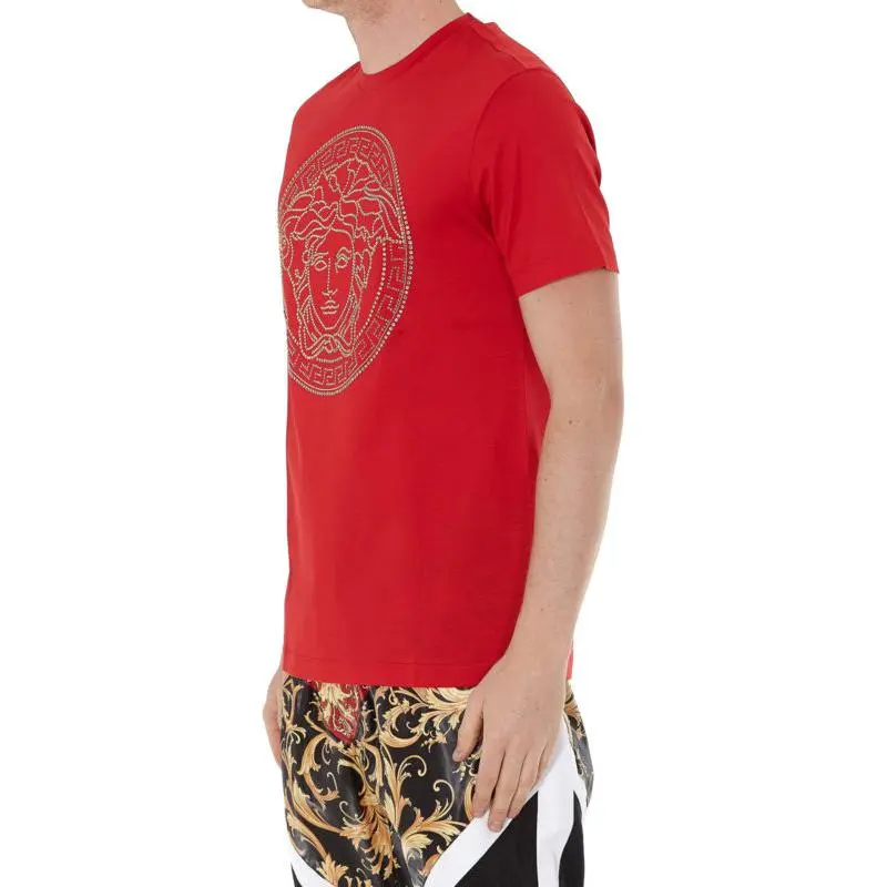 VERSACE T-Shirts Men Red-2