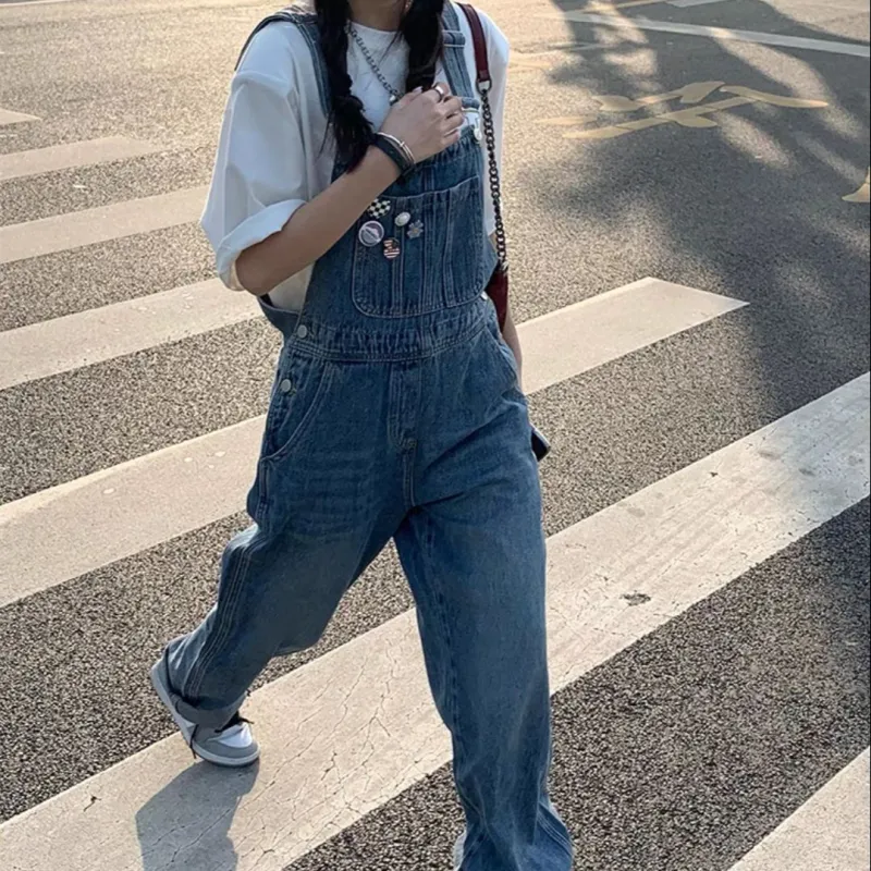 YuChaJia Overalls Women's Overalls-4