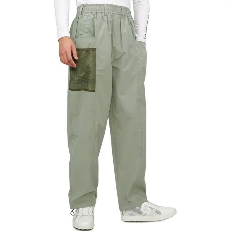 Malbon Golf Casual Pants Men's Green-2
