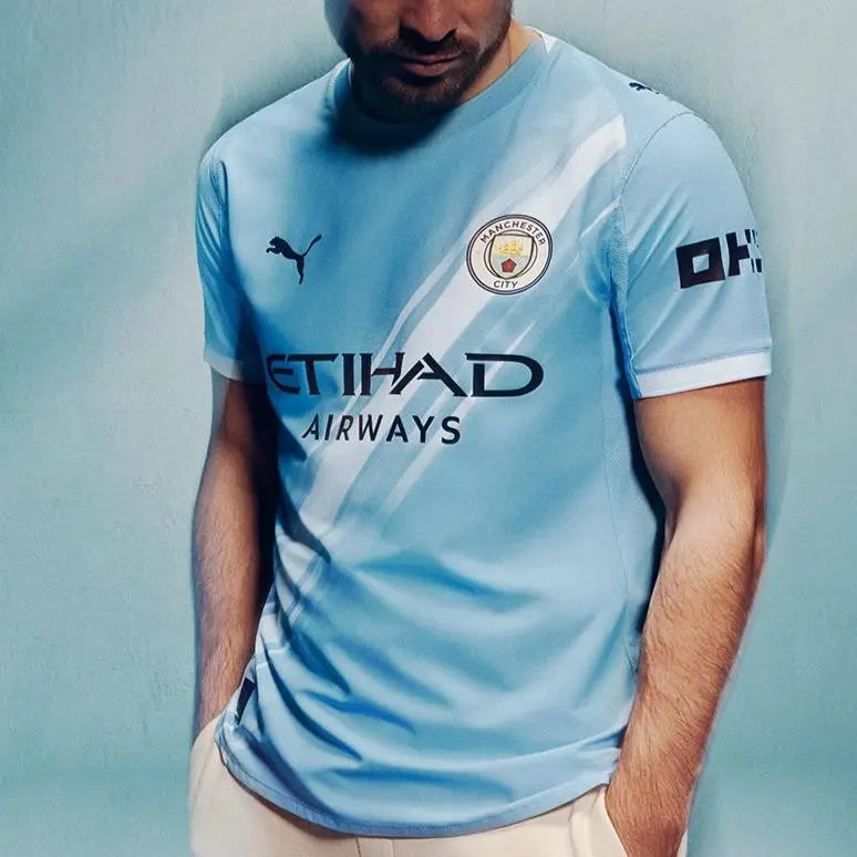 PUMA Manchester City F.C. Soccer Jersey Men's Blue-2