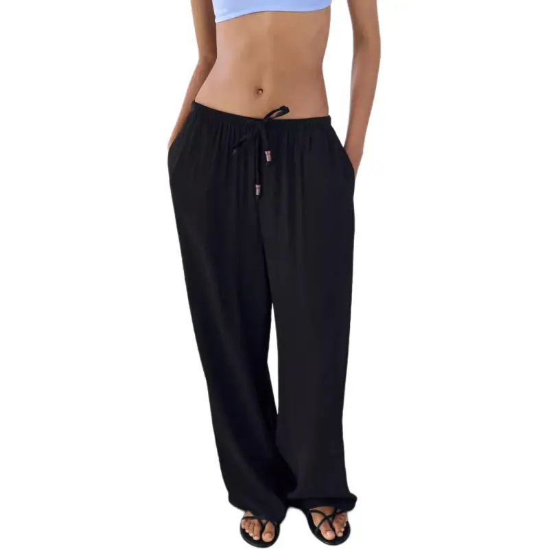 ZARA Casual Pants Women's Black-3
