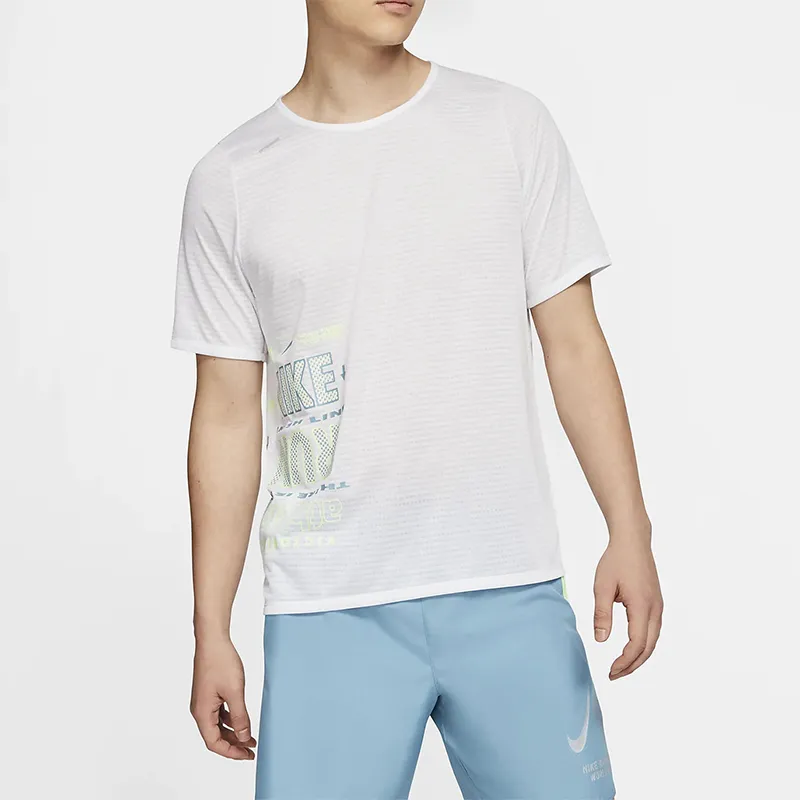 Nike Set-in Sleeve T-Shirt Men's White-2