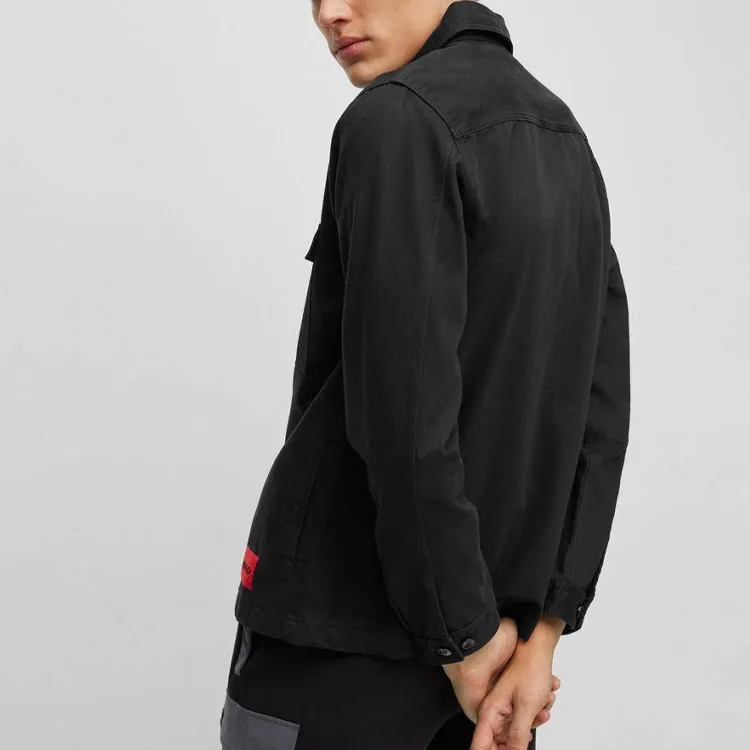 Hugo Enalu Cotton Shirt Jacket-3