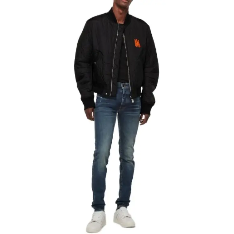 AMIRI Crinkle Nylon Bomber Jacket-2