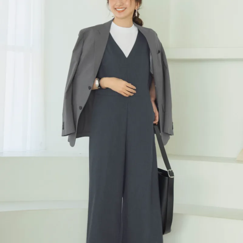 UNIQLO Business Suit Men's Sky Gray-3