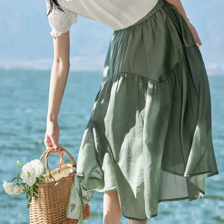 Inman Casual Long Skirts Women's-5
