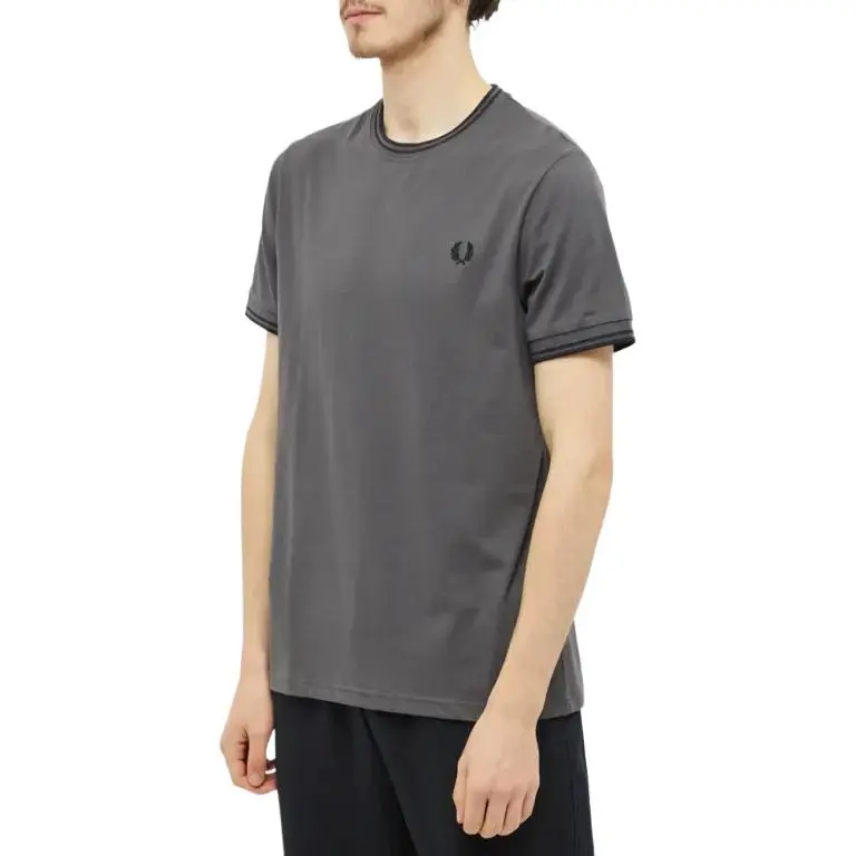 FRED PERRY T-Shirt Men's Bronze Gray-2