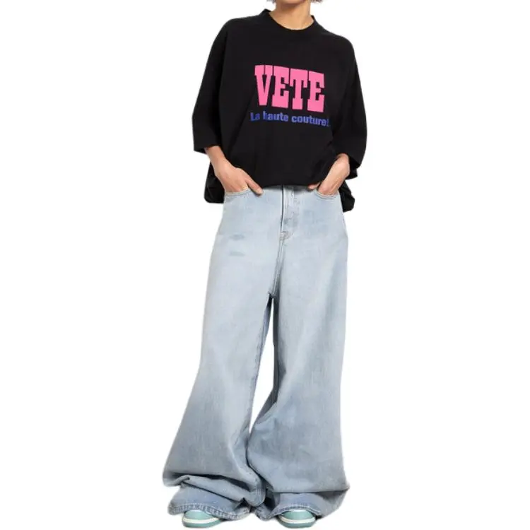 Vetements Logo Embellished Jeans-2