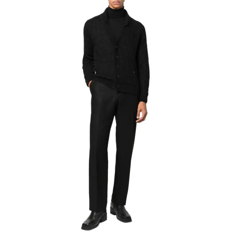 SAINT LAURENT Button down Fitted Cardigan-4