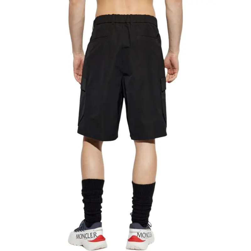 Moncler Logo Patch Cargo Shorts-4