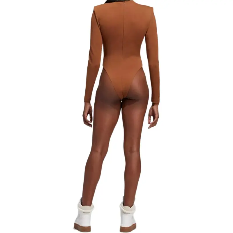 Adidas Ivy Park 3 Stripes Bodysuit Wild Brown-3