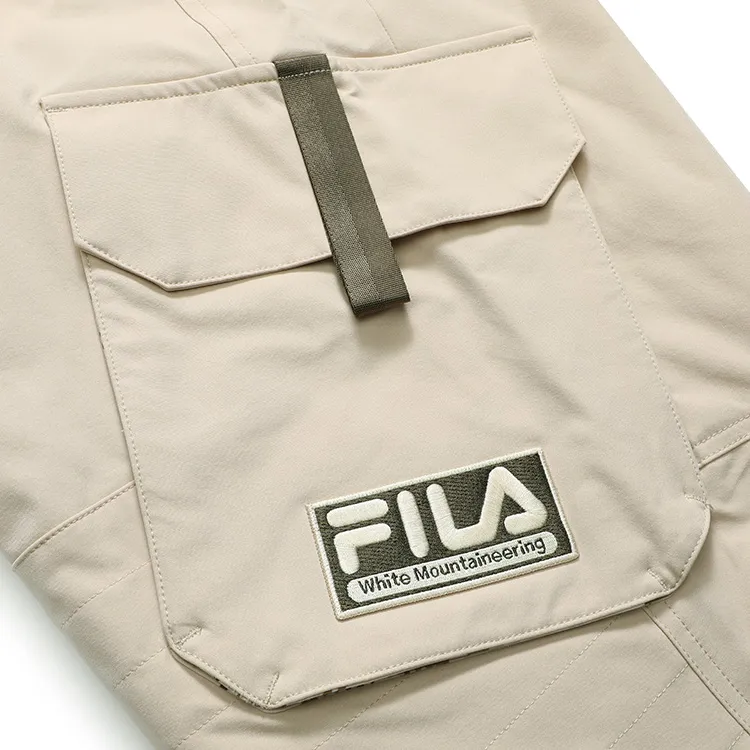 FILA FUSION x White Mountaineering Cargo Pants Men's Camo Khaki-3
