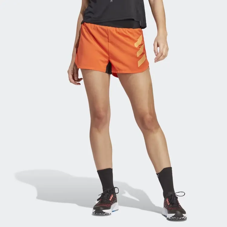 Adidas Terrex Agravic Trail Running Shorts Sports Shorts Women's Orange-1