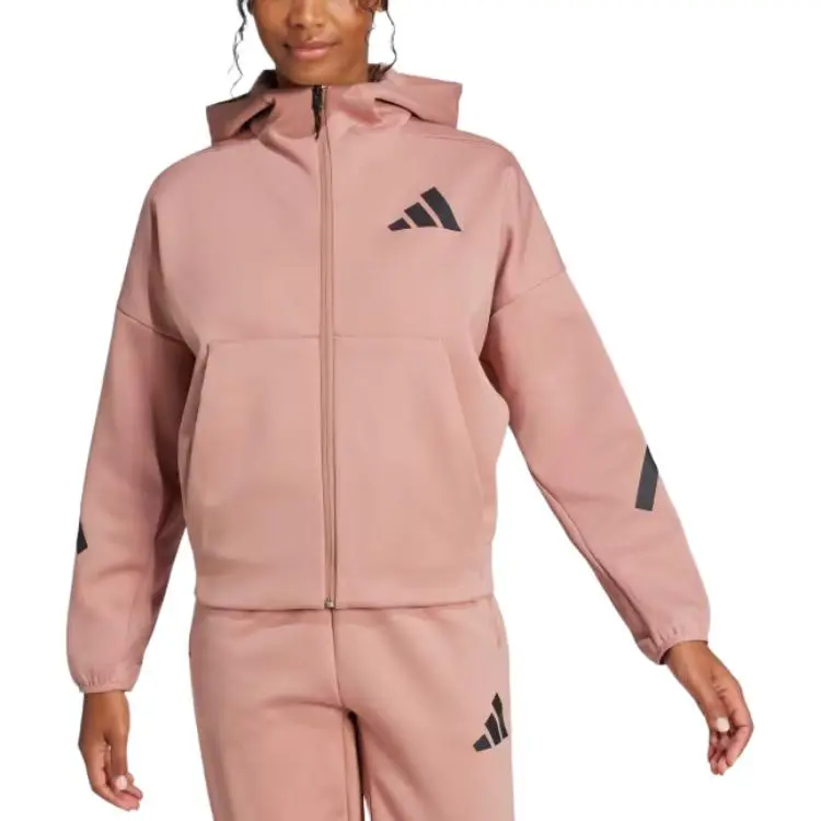 Adidas Z.N.E. Full Zip Hoodie Warm Clay-1