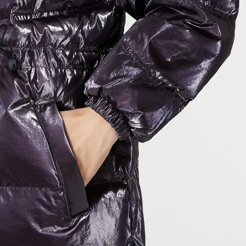 Adidas Originals Clover Series Down Jacket Women's Purple-5