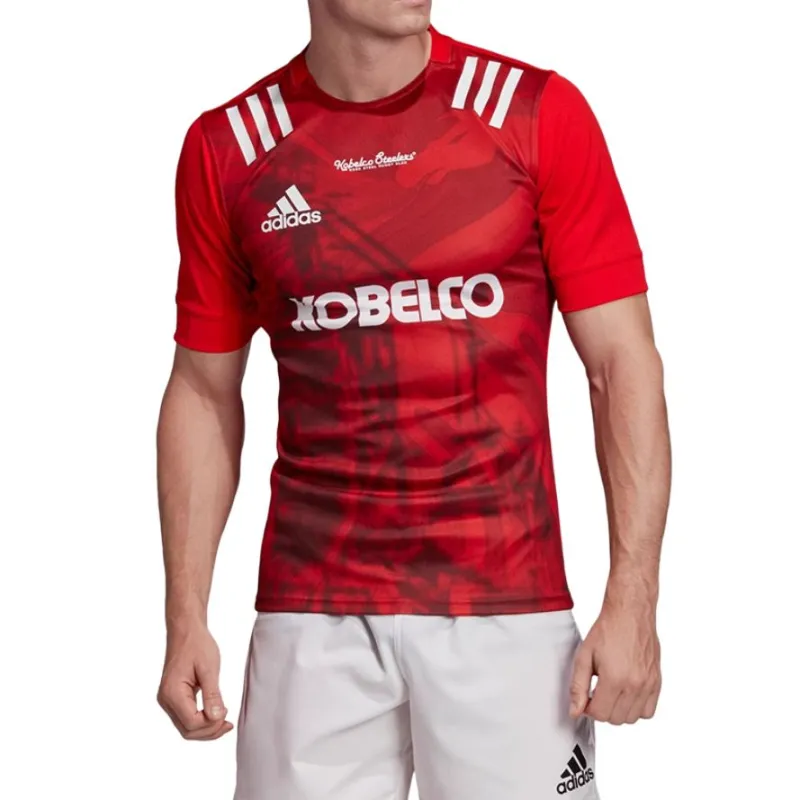Adidas Set-in Sleeve T-Shirt Men's Red-1