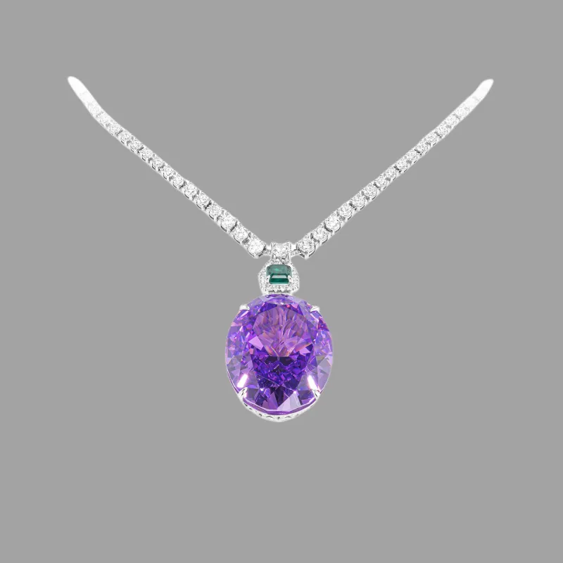 GAONAS 925 Silver Cubic Zirconia Pendants Women's-2