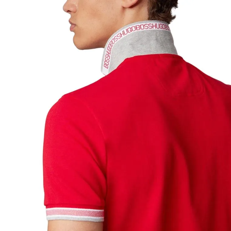 HUGO BOSS SS23 Polo Shirt Men's Red-4