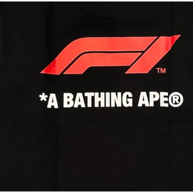 Bape X F1 Photo Ape Head Tee-2