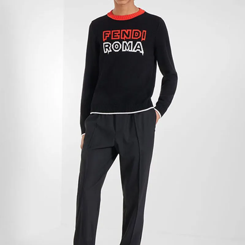 FENDI SS23 Chinese New Year Sweater Men's Black-3