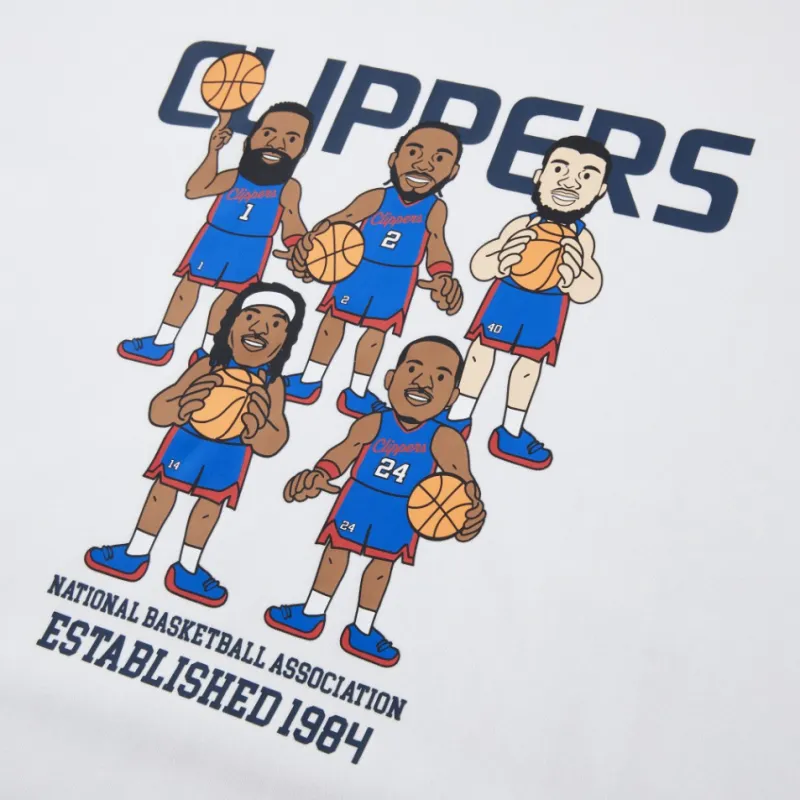 NBA Los Angeles Clippers Sweatshirt Unisex White-3
