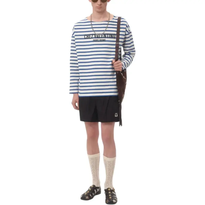 Valentino Logo Embroidered Swim Shorts-1