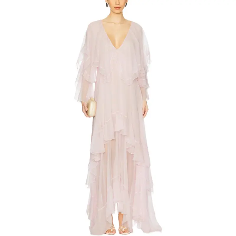 LOVESHACKFANCY Long-Sleeved Dresses Women's Pink-3