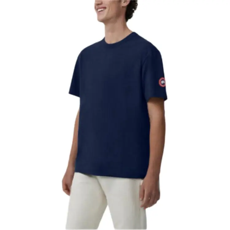 Canada Goose T Shirt Men's Marine Blue-4