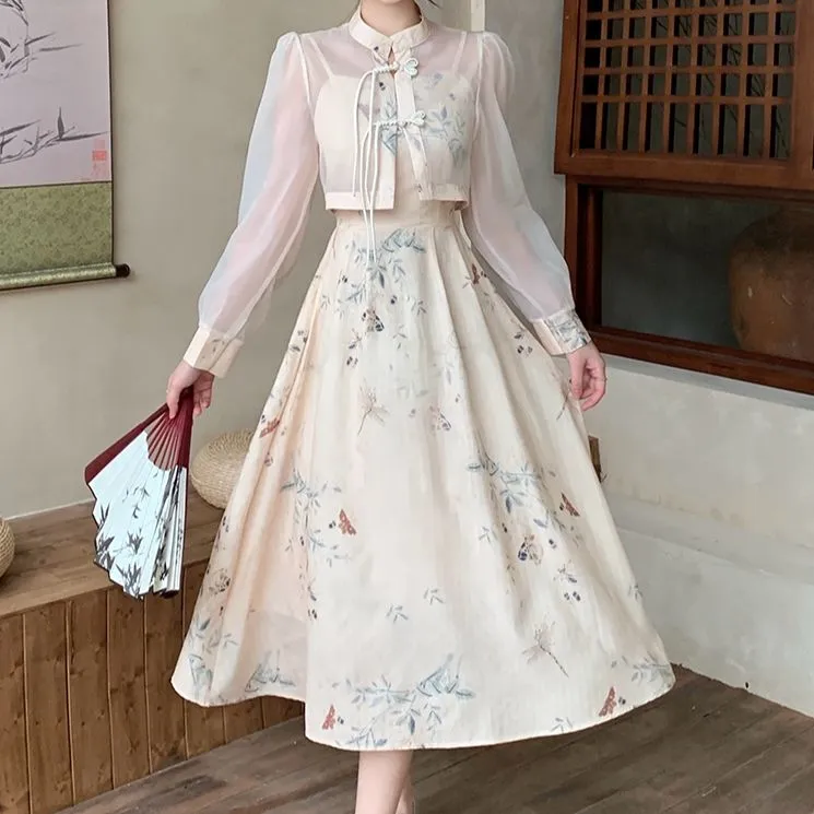 SONDR Skirt Set Women's Apricot-6