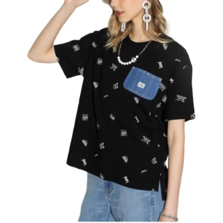 Lee T Shirts Women's Black-3