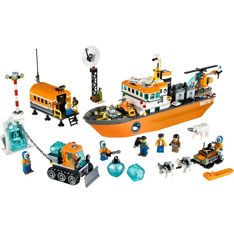 LEGO City Collection Polar Icebreaker Ship Building Blocks 717pcs 60062-4