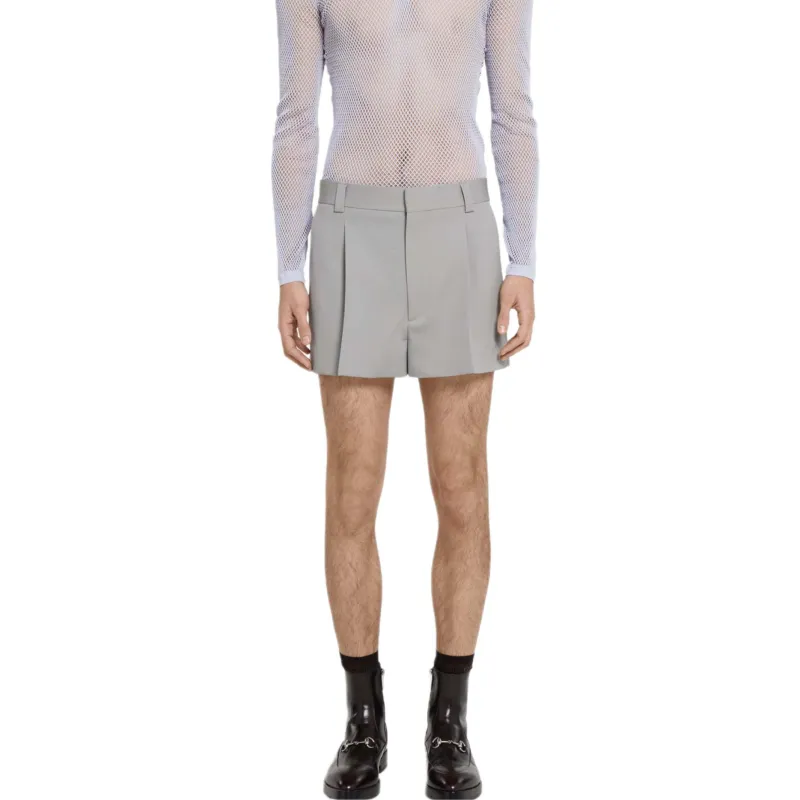 GUCCI SS25 Casual Shorts Men's Light Gray-3