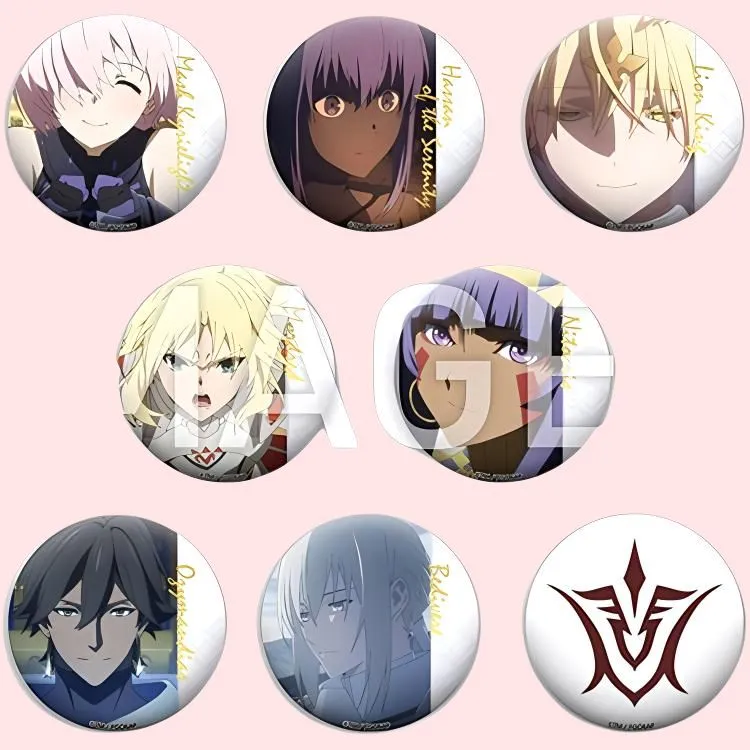 Animate Fate/Grand Order Movie The Holy Grail Domain Of Camelot Badge IP Merch-2