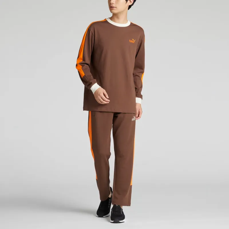 PUMA CORE HERITAGE FW24 T Shirt Men's Dark Coffee Brown-2