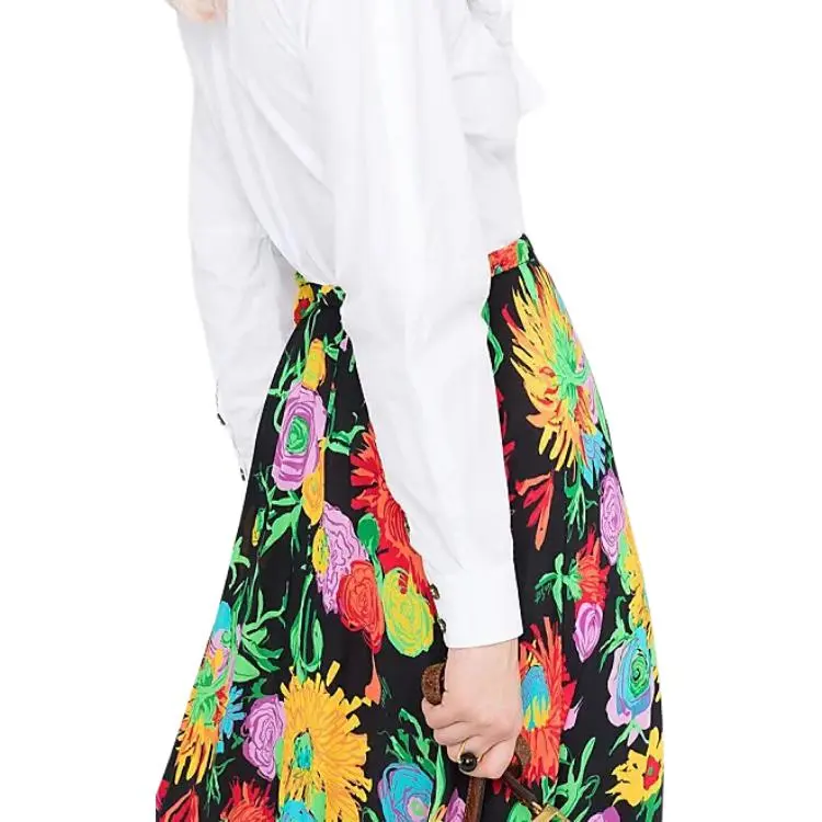 GUCCI X Ken Scott Floral Printed Skirt-3