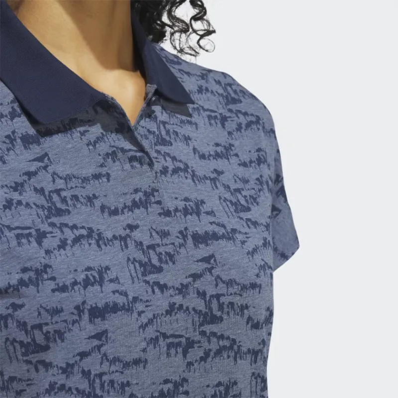 Adidas Polo Shirts Women's University Marine Blue-5
