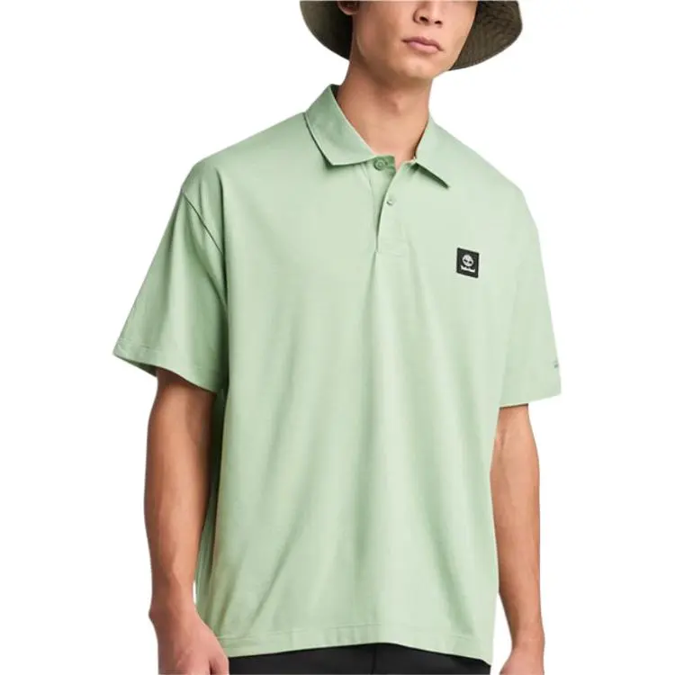 Timberland Polo Shirt Men's Green Bay Color-2