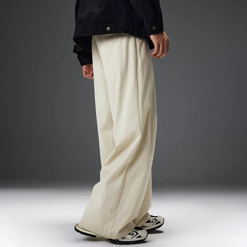 GTRG Casual Pants Unisex Apricot-7