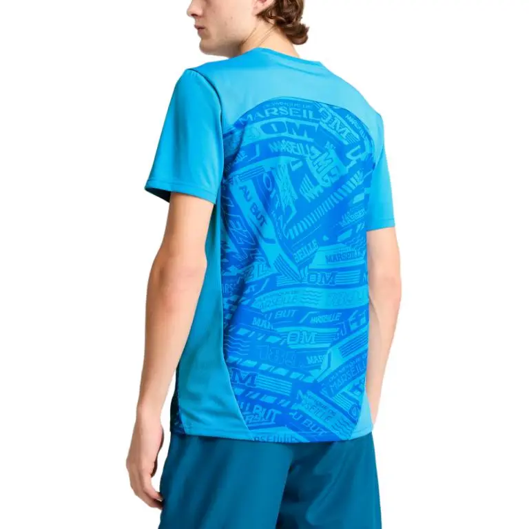 PUMA x Olympique De Marseille FW24 Soccer Jersey Men's Frost Dew-3