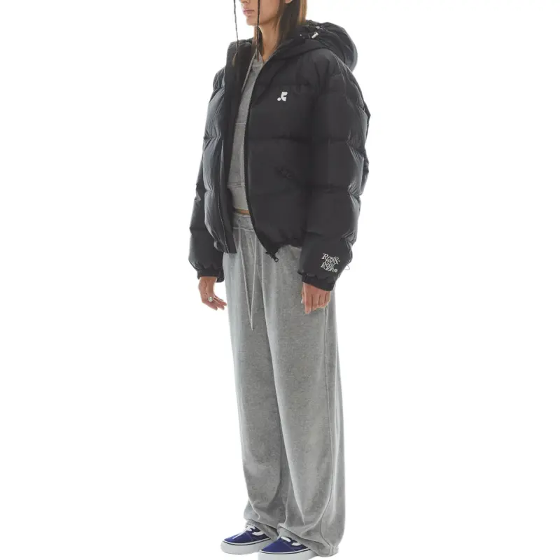 Rest&Recreation FW24 2WAY HOOD DOWN JACKET Down Jacket Unisex Black-3