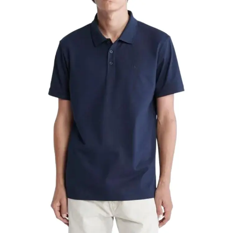 Calvin Klein Polo Shirts Men Dark Blue-3