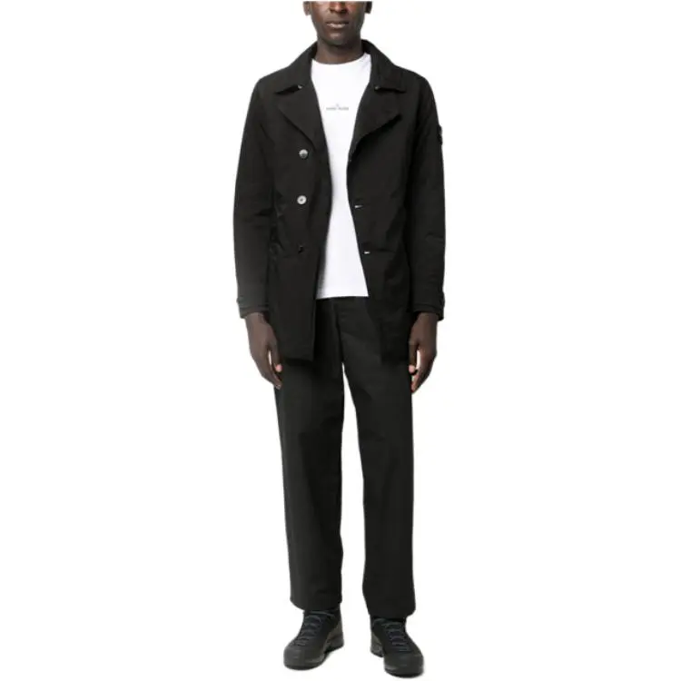 STONE ISLAND Compass patch Single breasted Coat-3