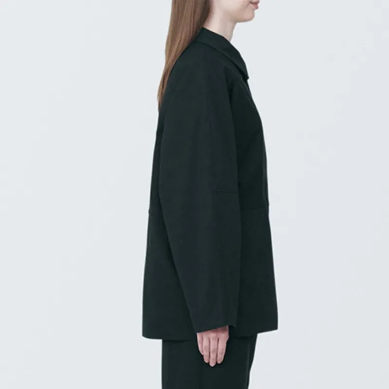 MUJI Jackets Coats Unisex Black-2