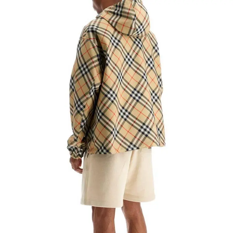 Burberry Checked Hooded Reversible Jacket-3